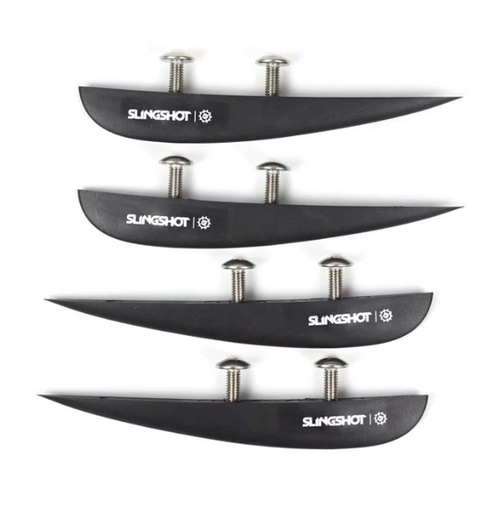 6" Wake Fin- pack of 4, Black V2