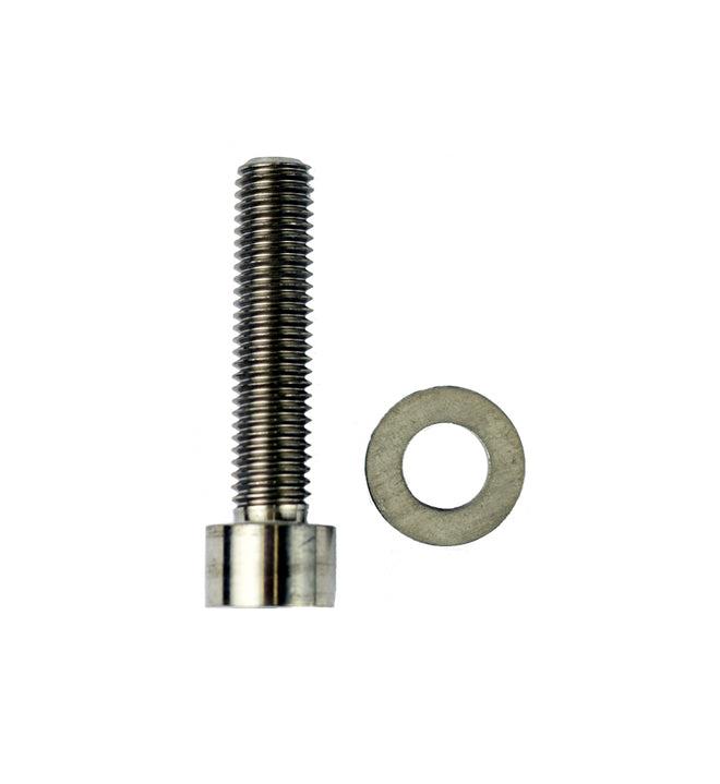 Slingshot HG M10 x 45mm Titanium Bolt (socket) + Fender Washer